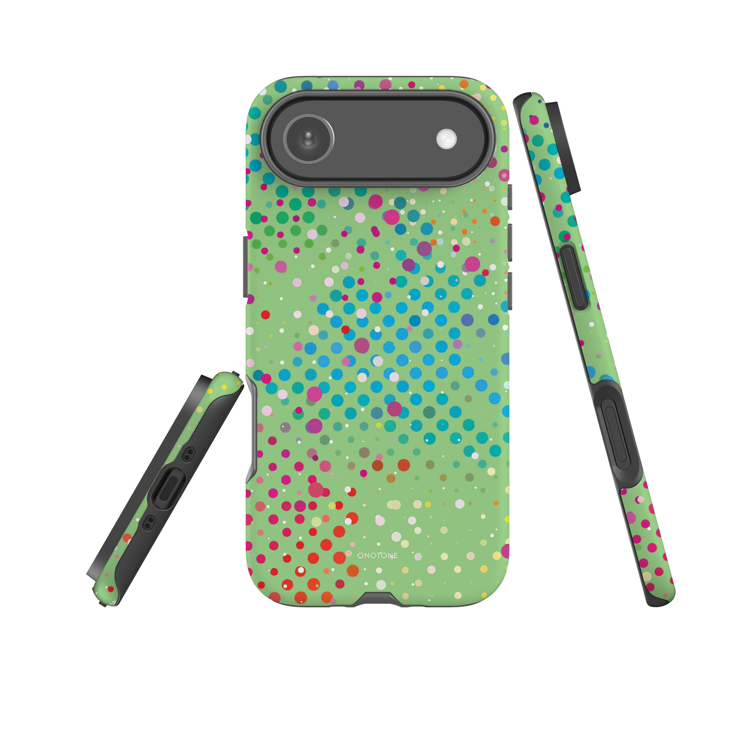 Granny Smith Apple Polka Dot iPhone 17 Pro (MagSafe) Case