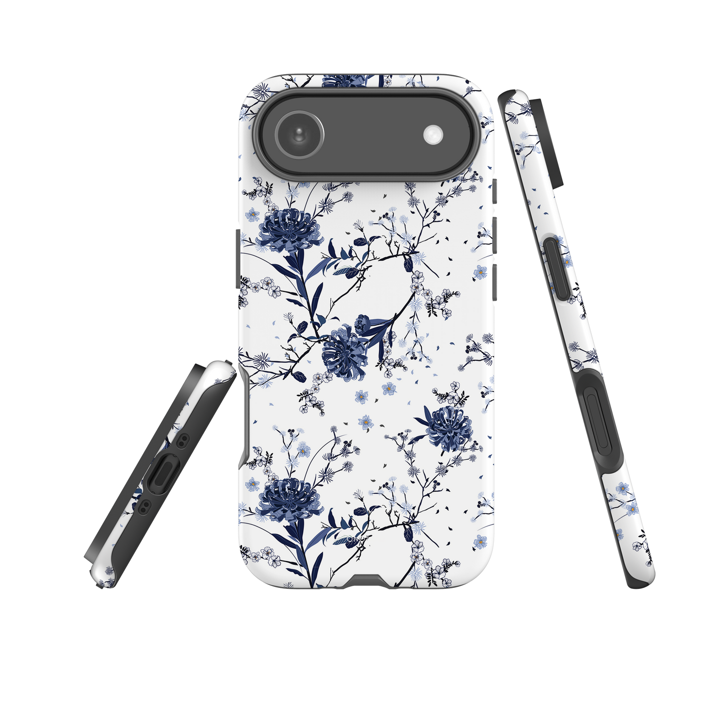 Japanese design indigo iPhone® Case with patterns  (IND-024)