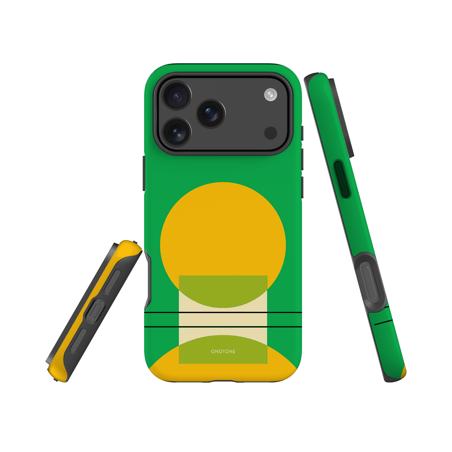 Dual Layer green modern iPhone® Case ( MD-2065)