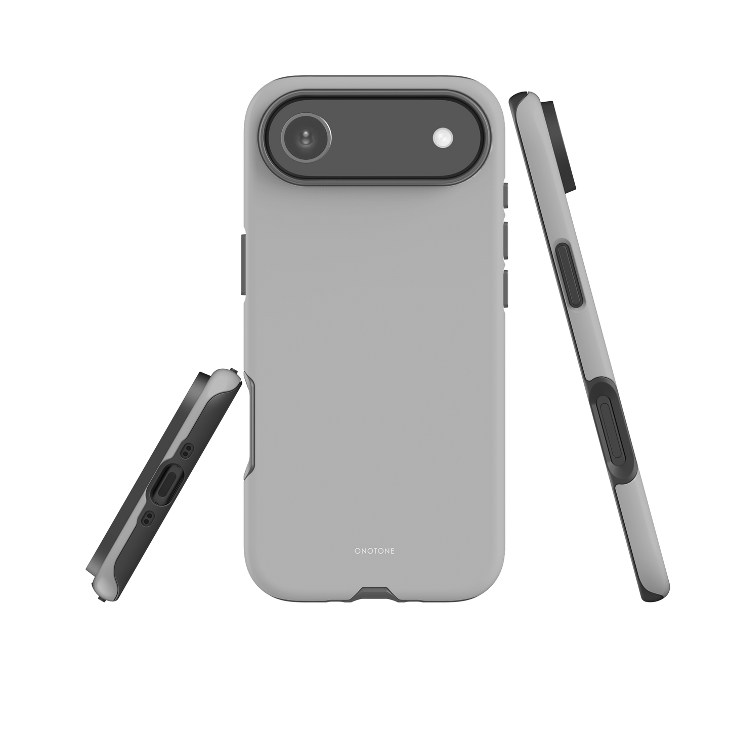 GRAY MINIMALIST IPHONE® CASE - PANTONE® COOL GRAY 4