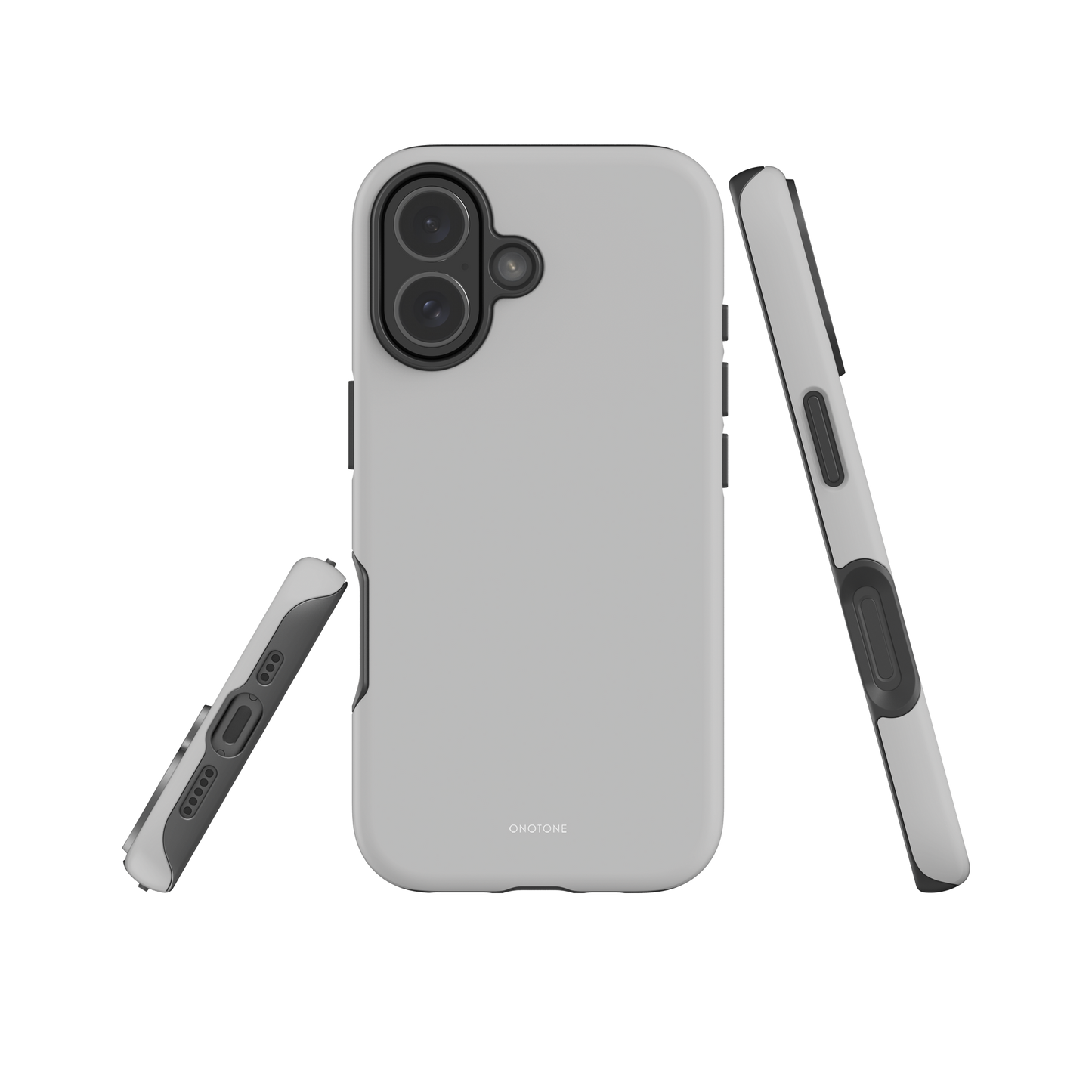 GRAY MINIMALIST IPHONE® CASE - PANTONE® 420