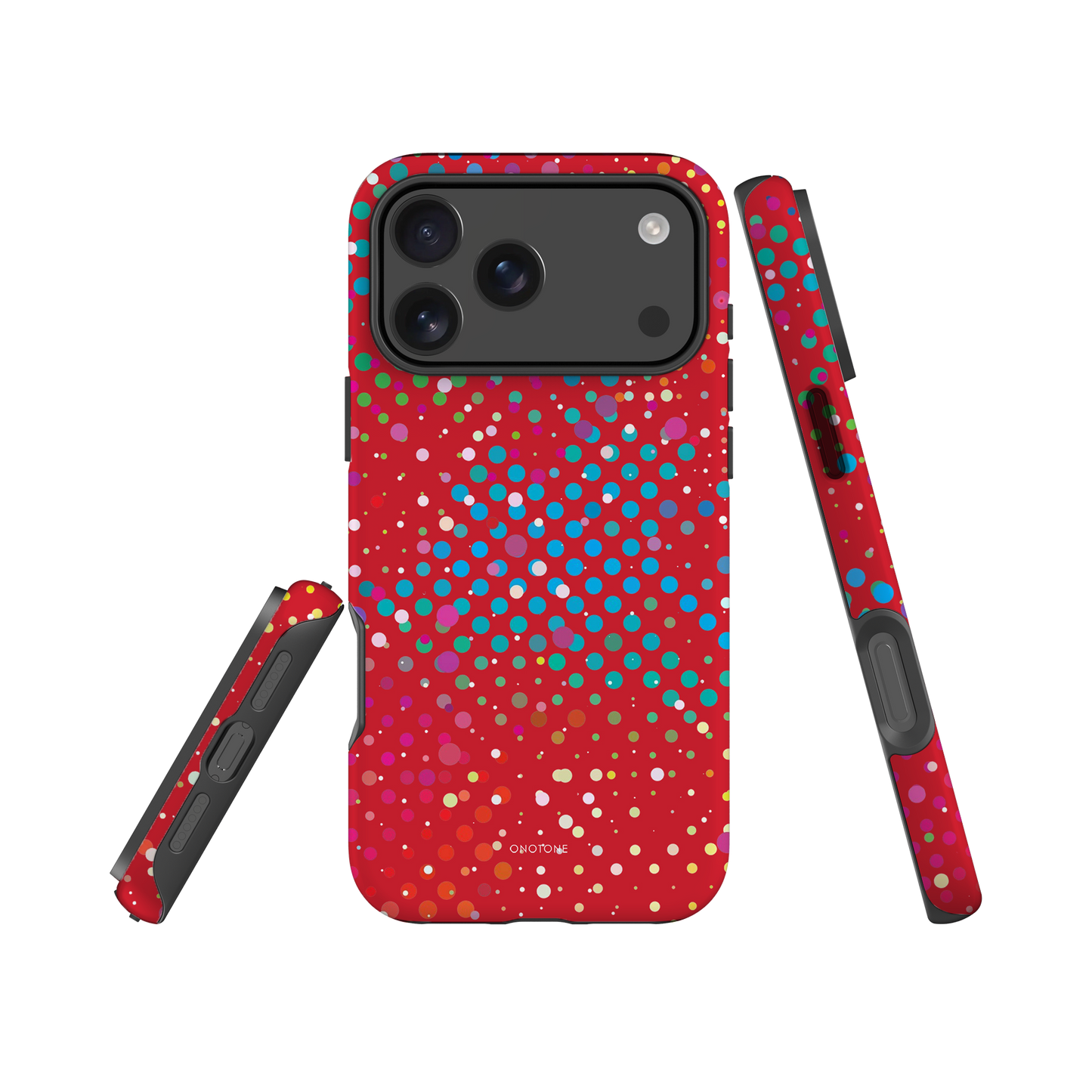 Vivid Mulberry Polka Dot iPhone 17 (MagSafe) Case
