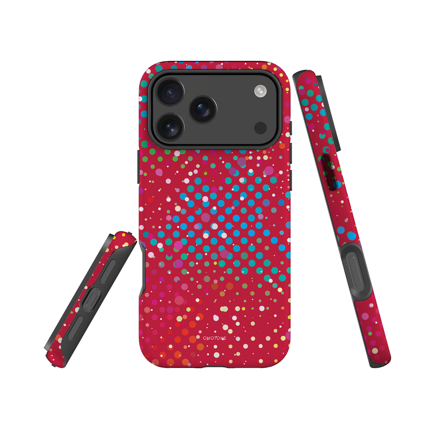 Red Brown Polka Dot iPhone 17 (MagSafe) Case