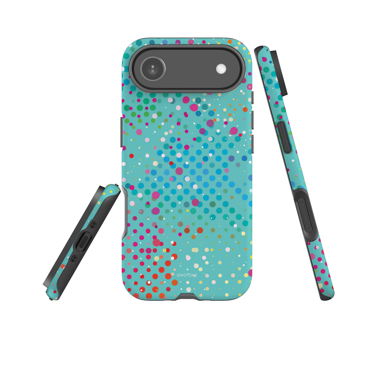 Maximum Blue Green Polka Dot iPhone 17 Pro (MagSafe) Case