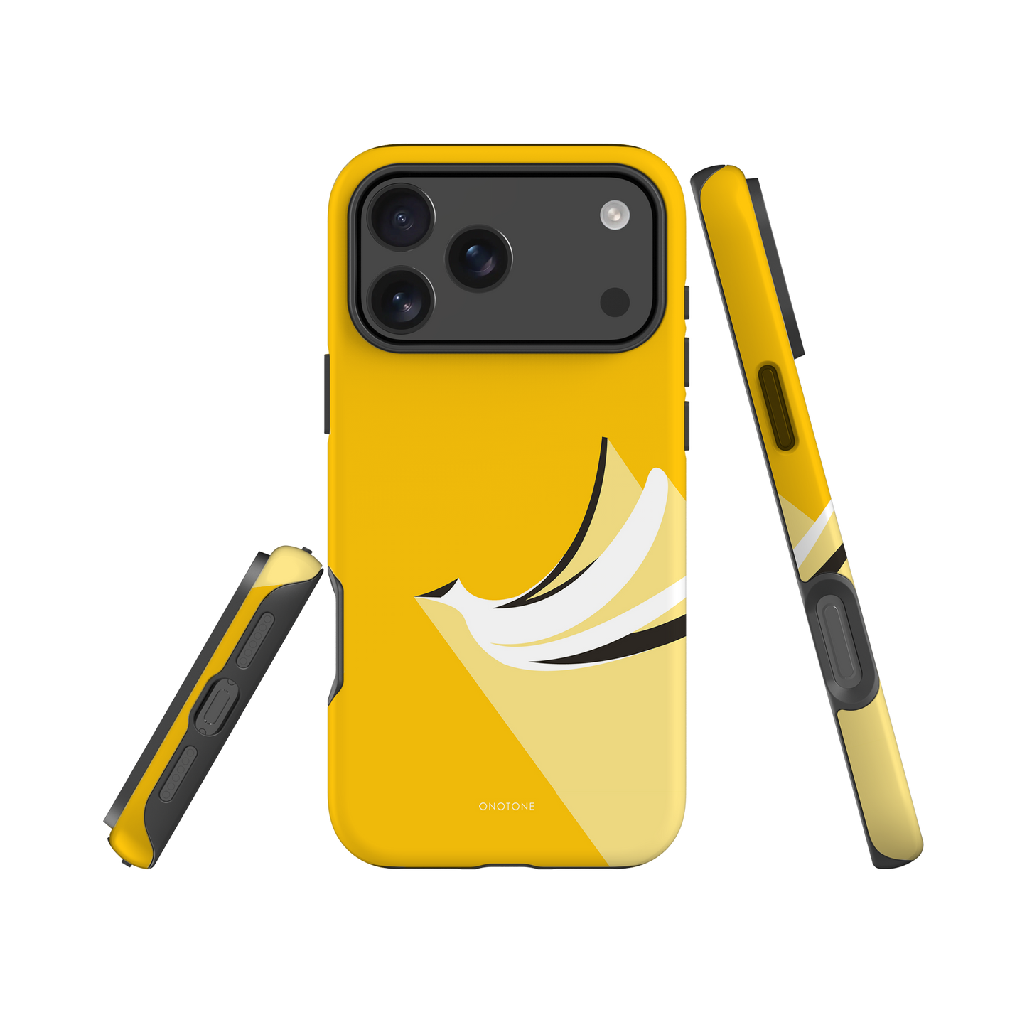 Dual Layer yellow modern iPhone® Case ( MD-2289)