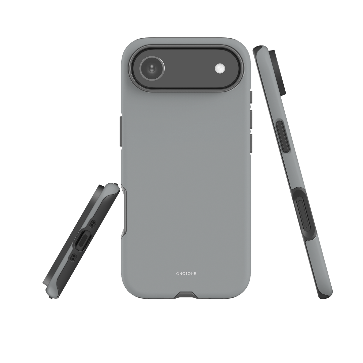 GRAY MINIMALIST IPHONE® CASE - PANTONE® 422