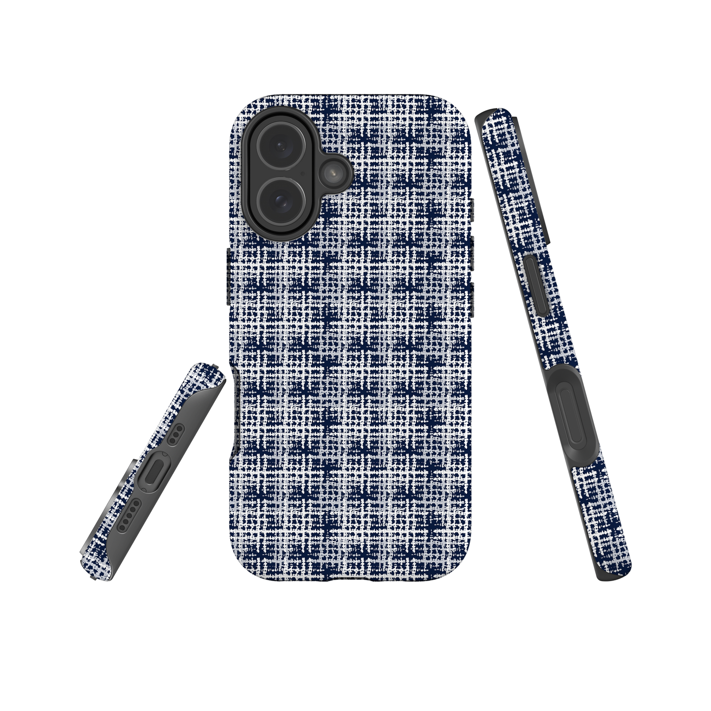 Japanese design indigo iPhone® Case with patterns (IND-006)