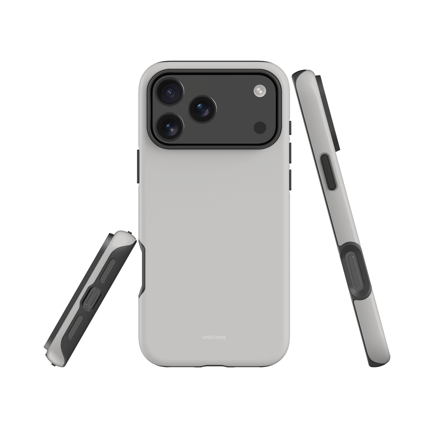 GRAY MINIMALIST IPHONE® CASE - PANTONE® COOL GRAY 2