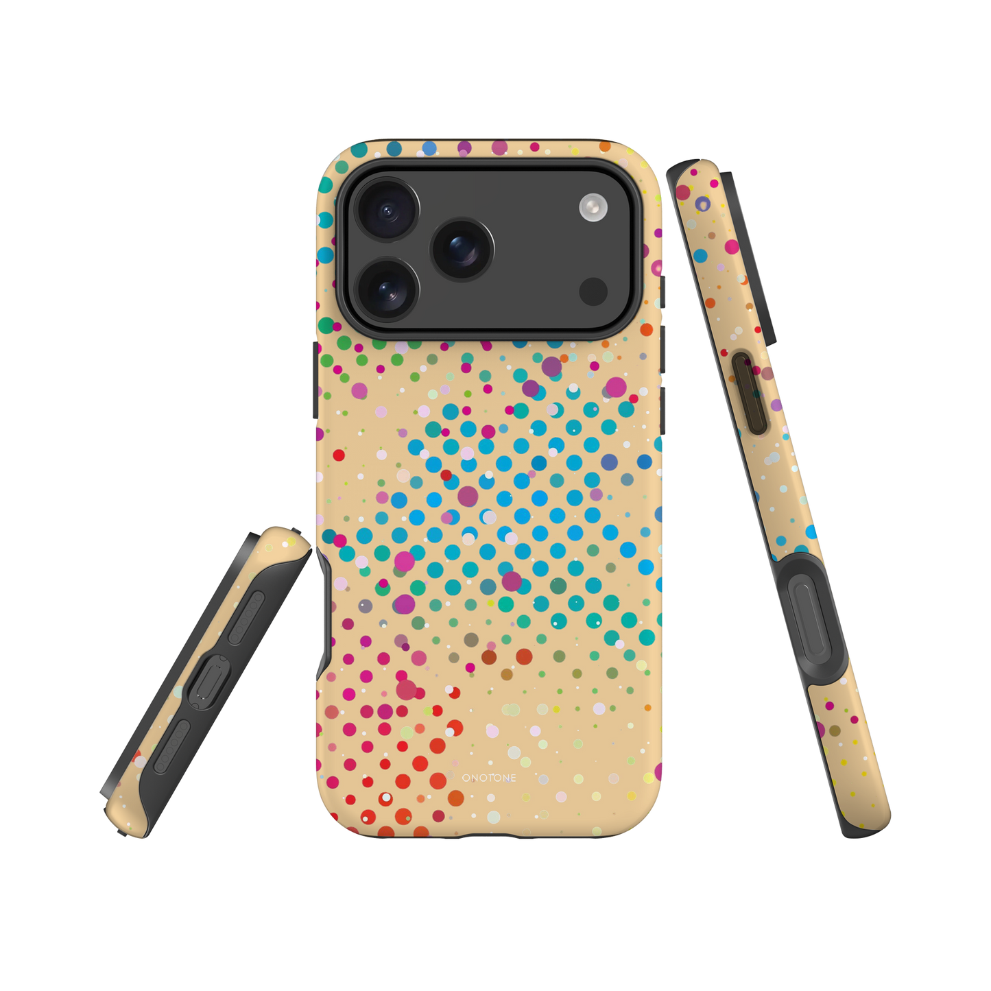 Beige Polka Dot iPhone 17 Pro (MagSafe) Case