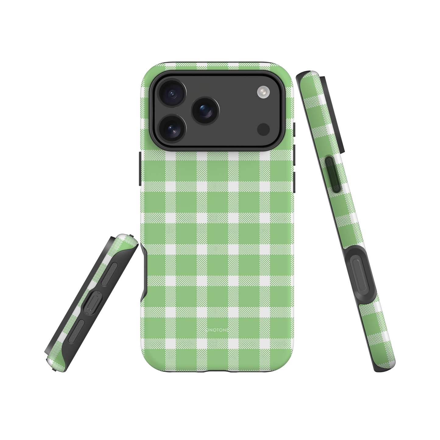 Yellow Plaid iPhone Case – Durable, Stylish & Shockproof Protection (BP-358)
