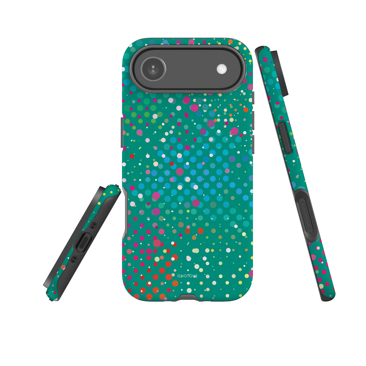 Veronese Green Polka Dot iPhone 17 Pro (MagSafe) Case