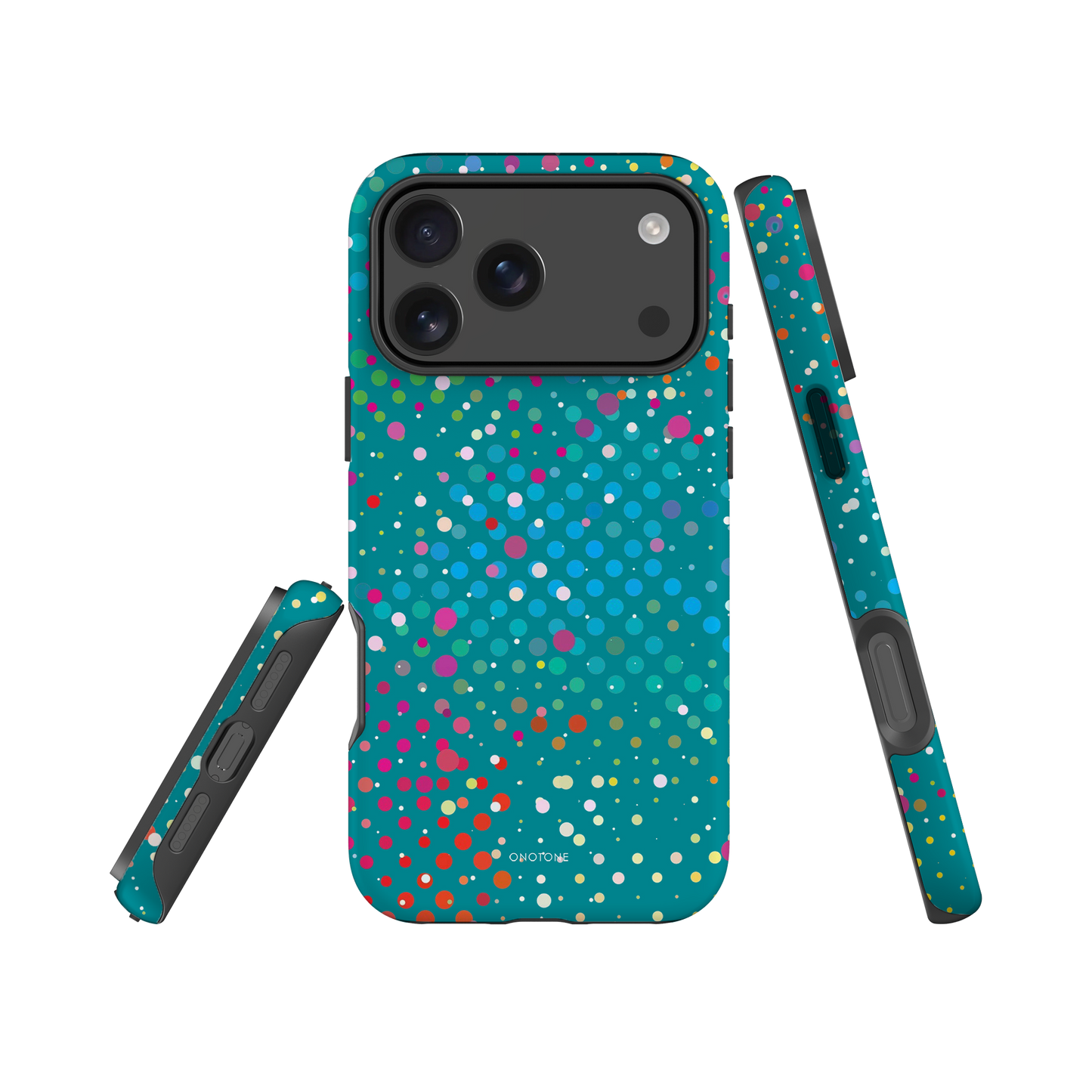 Metallic Seaweed Polka Dot iPhone 17 Pro (MagSafe) Case