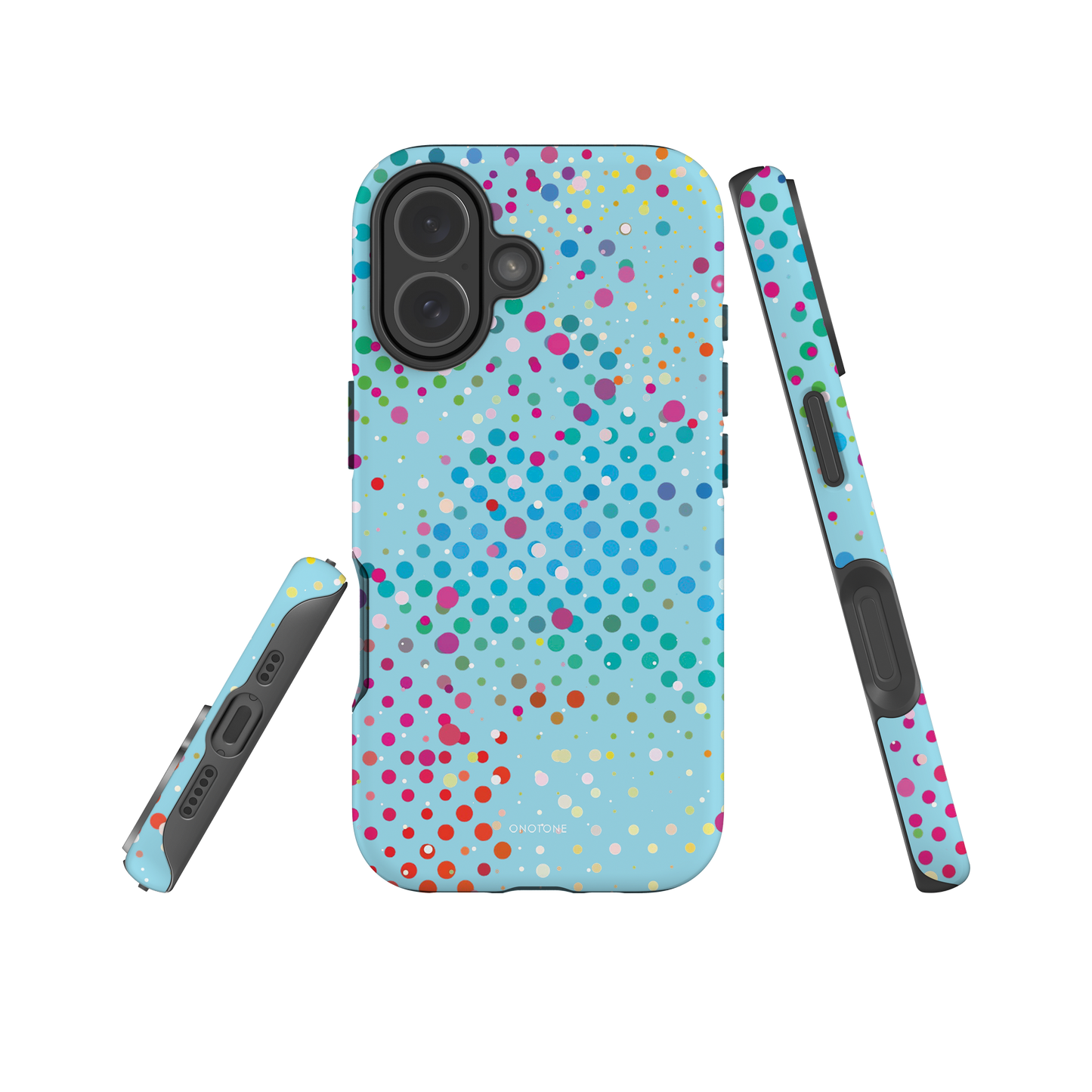 Soft Blue Polka Dot iPhone 17 (MagSafe) Case