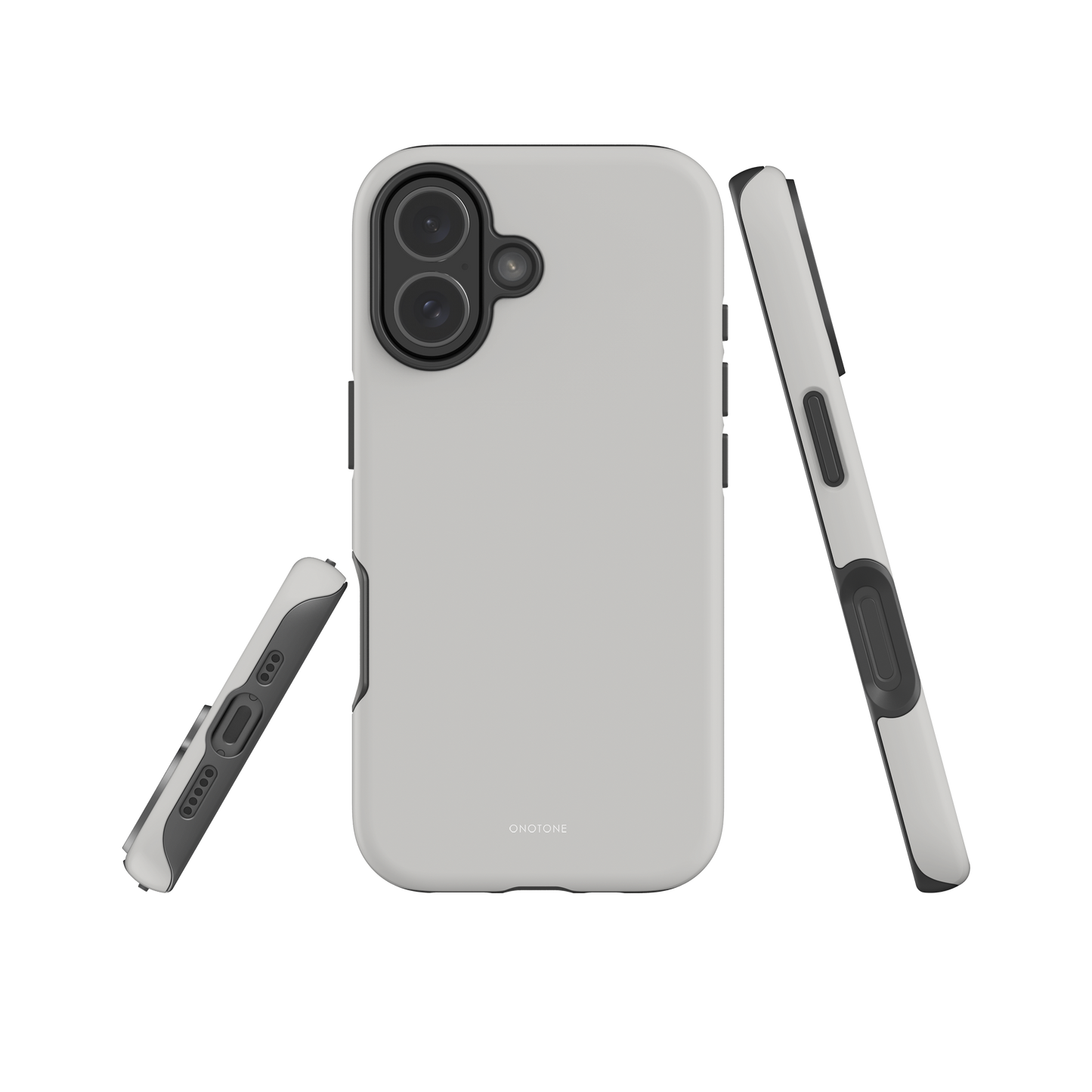 GRAY MINIMALIST IPHONE® CASE - PANTONE® COOL GRAY 2