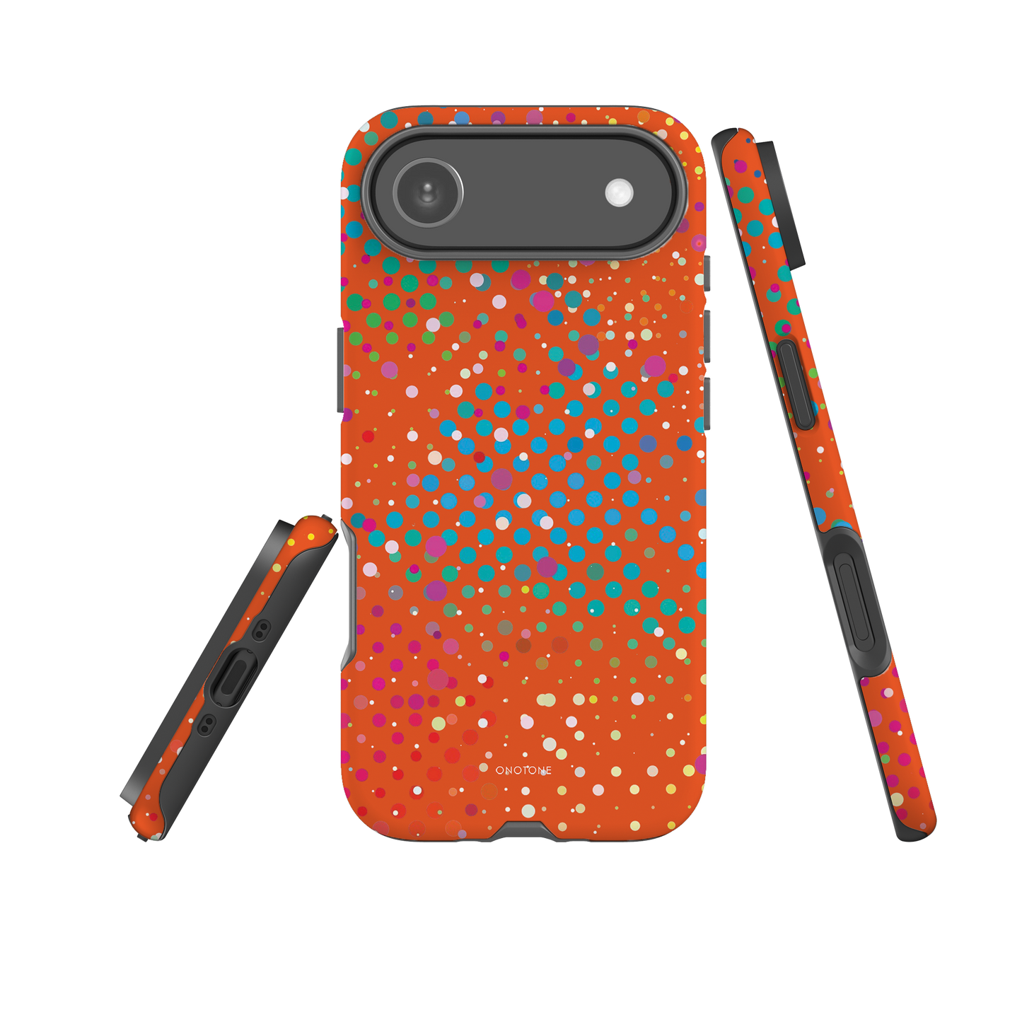 Vivid Vermilion Polka Dot iPhone 17 Pro (MagSafe) Case