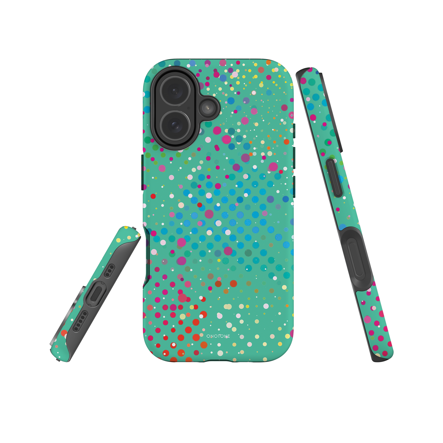 Pearl Aqua Polka Dot iPhone 17 (MagSafe) Case