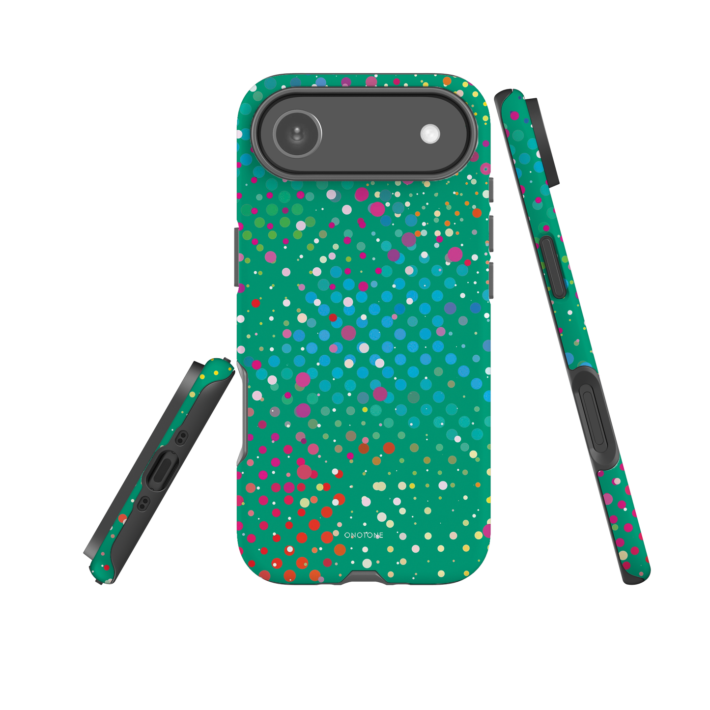 Spanish Green Polka Dot iPhone 17 Pro (MagSafe) Case