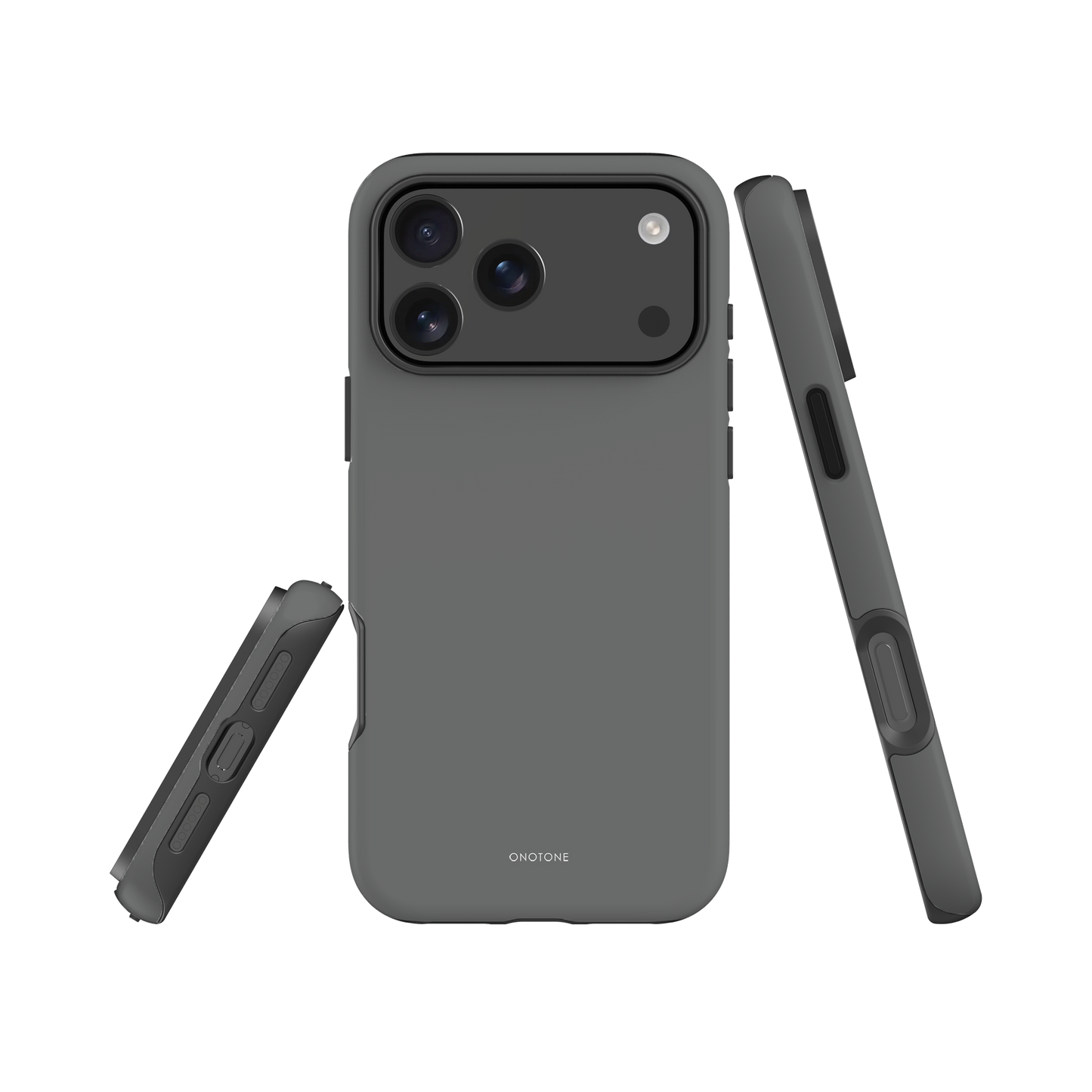 GRAY MINIMALIST IPHONE® CASE - PANTONE® 424