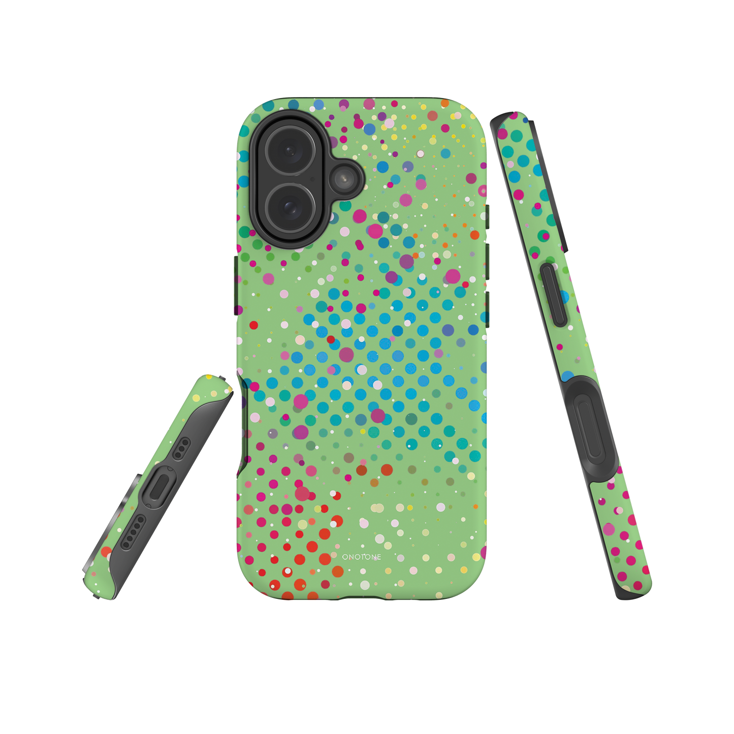 Granny Smith Apple Polka Dot iPhone 17 (MagSafe) Case