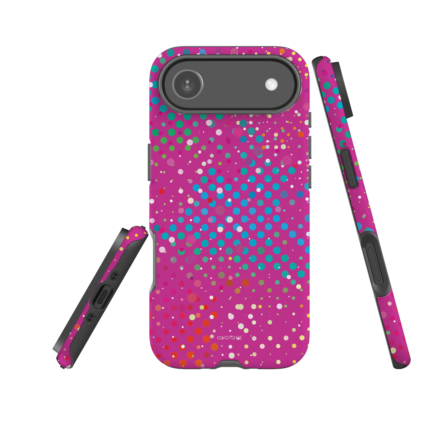 Vivid Rose Polka Dot iPhone 17 Pro (MagSafe) Case