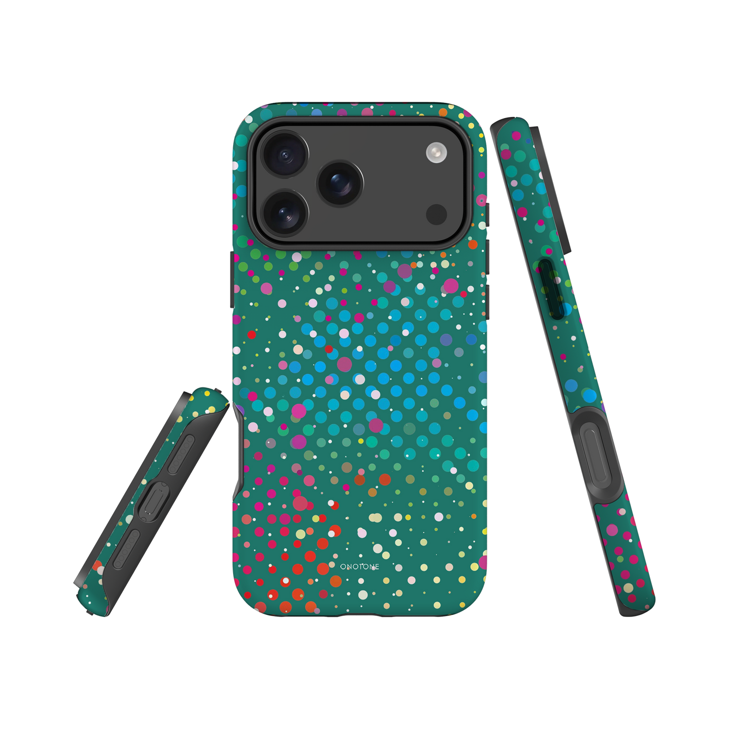 Rain Forest Green Polka Dot iPhone 17 (MagSafe) Case