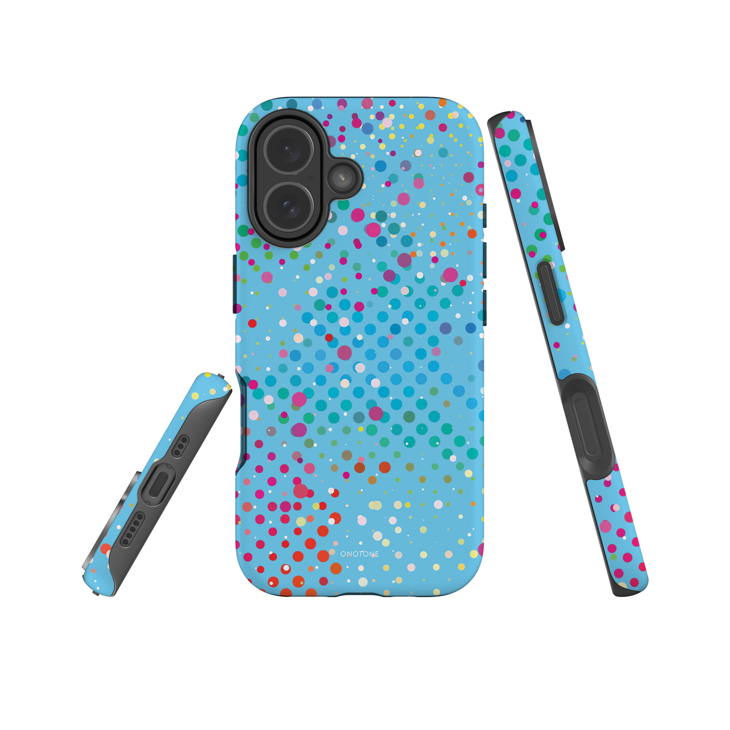 Sky Blue Polka Dot iPhone 17 (MagSafe) Case
