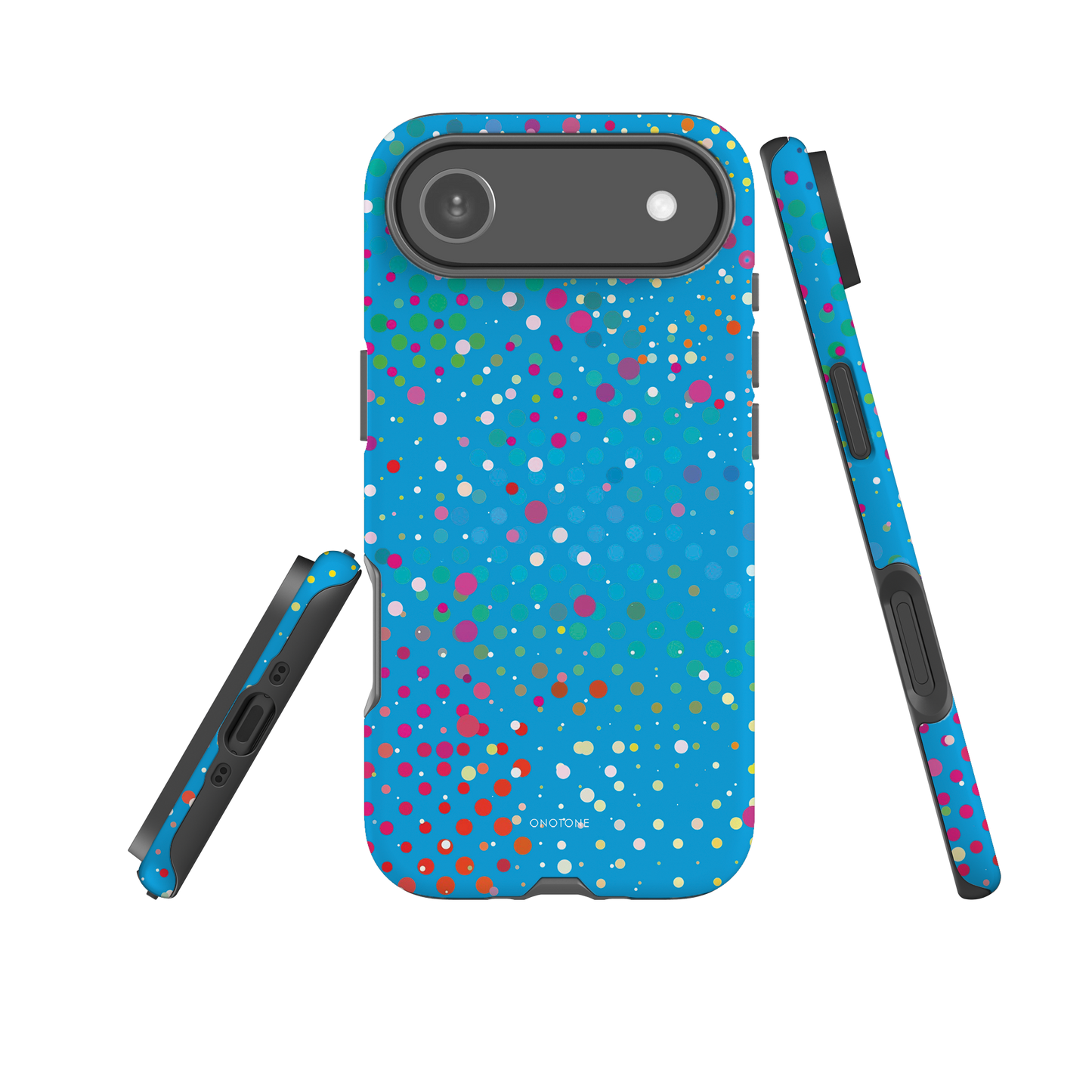 Dodger blue Polka Dot iPhone 17 Pro (MagSafe) Case