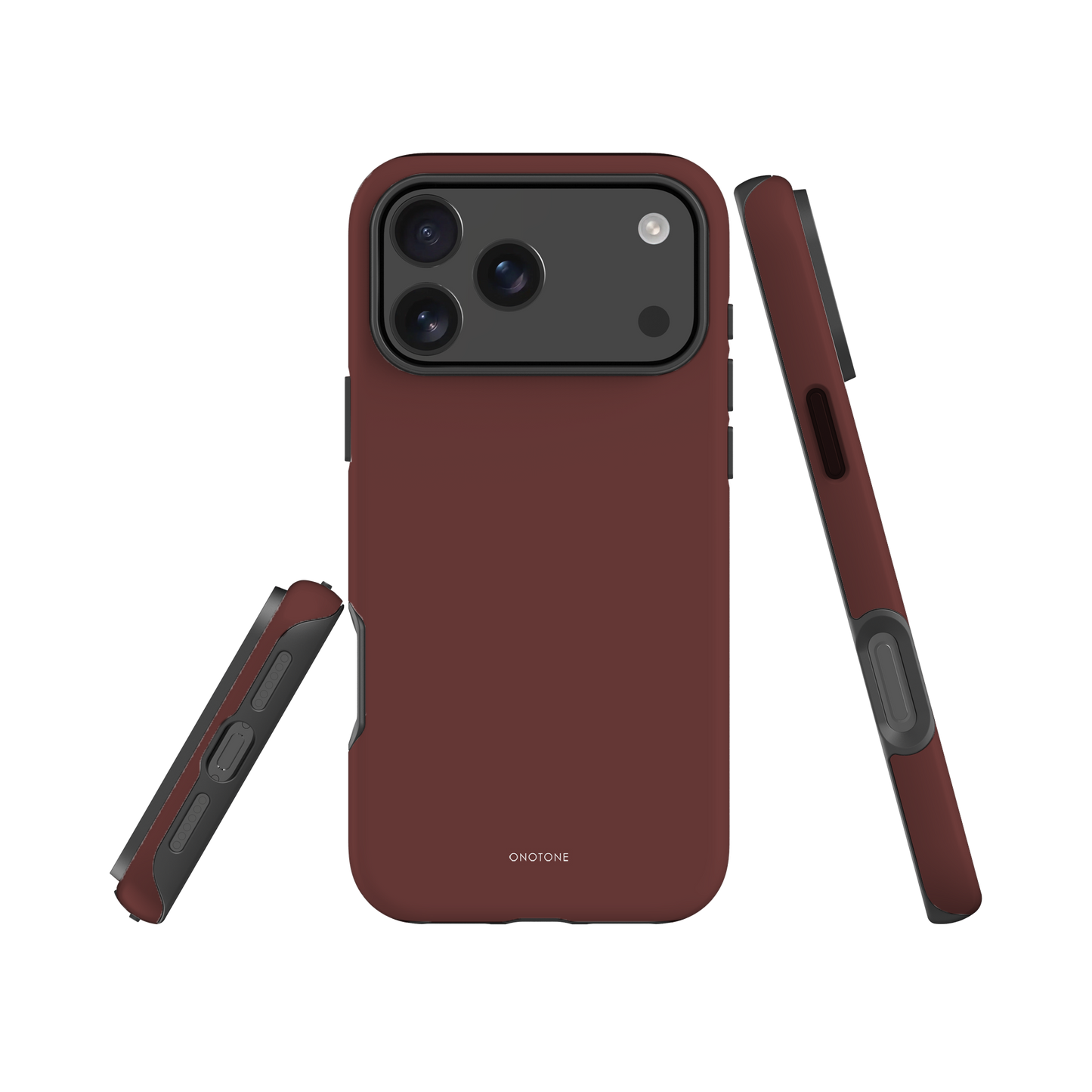 DARK BROWN MINIMALIST IPHONE® CASE - PANTONE® HOT CHOCOLATE