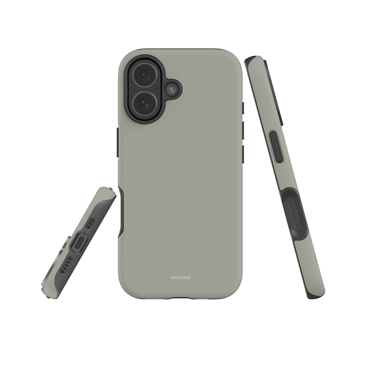 GRAY MINIMALIST IPHONE® CASE - PANTONE® 414