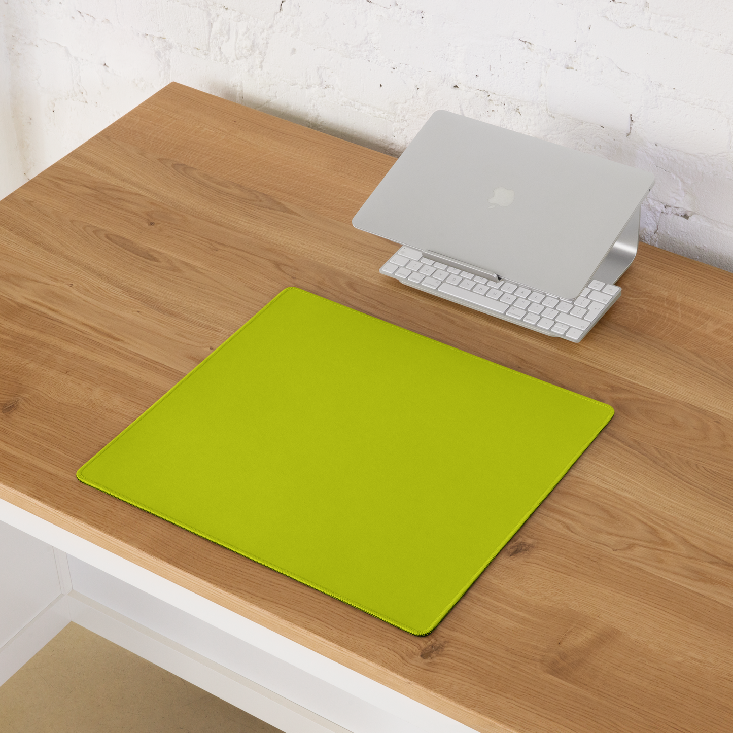 NEON ACID GREEN DESK PAD