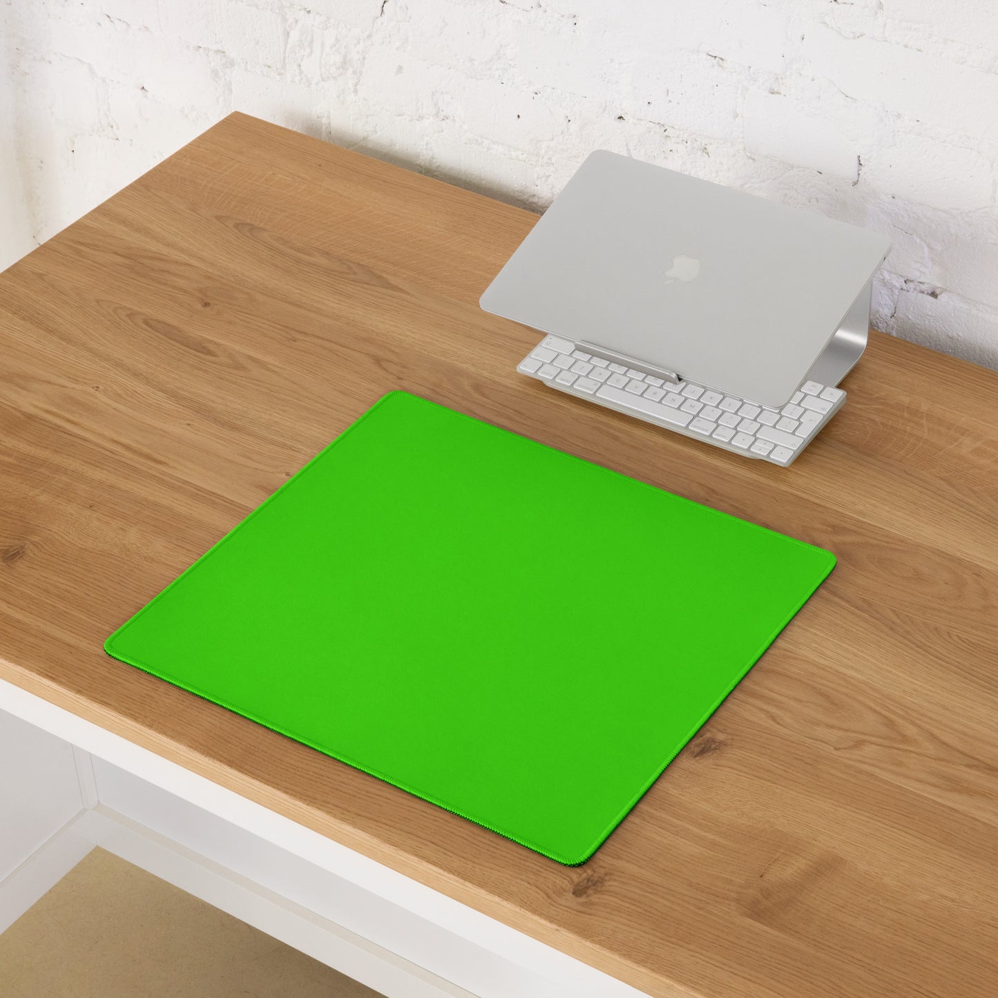 NEON LAWN GREEN DESK PAD