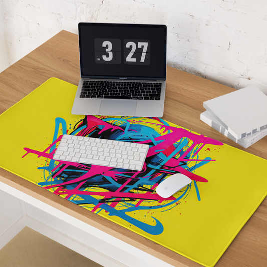 Yellow Graffiti Everyday Use Gaming mouse pad