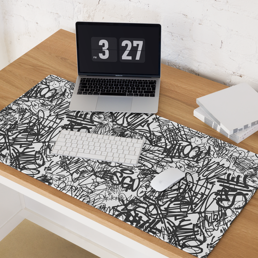 Black Graffiti Everyday Use & Gaming mouse pad