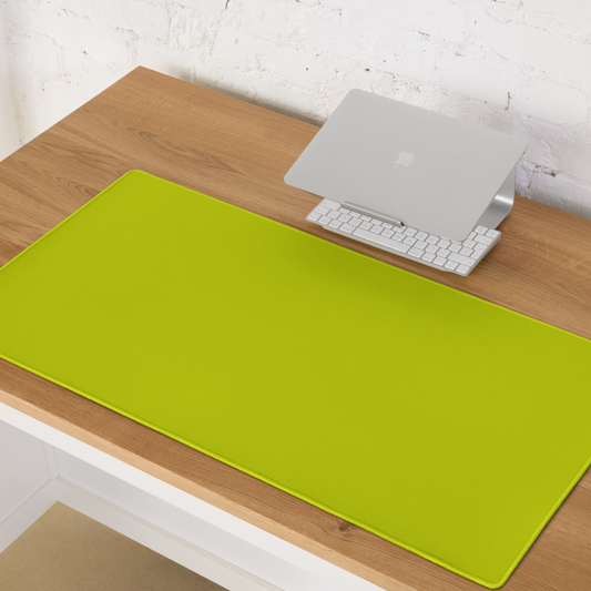 ACID GREEN neon desk pad on desk – ONOTONE
