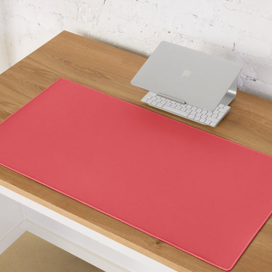 LIGHT CORAL neon desk pad on desk – ONOTONE