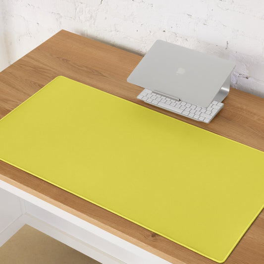 CORN YELLOW neon desk pad on desk – ONOTONE