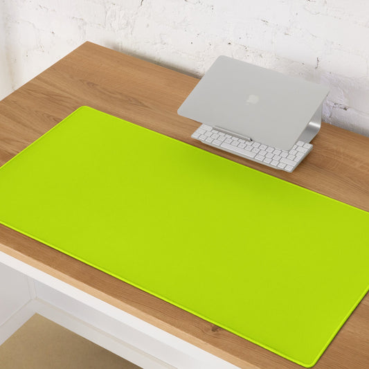 SAFETY YELLOW neon desk pad on desk – ONOTONE