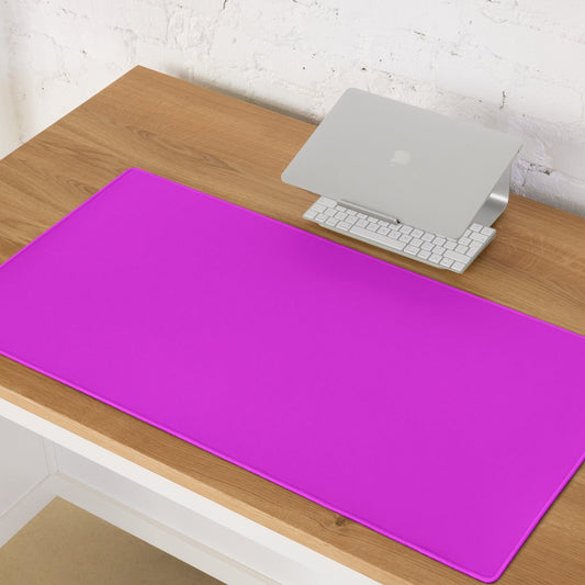 MAGENTA neon desk pad on desk – ONOTONE