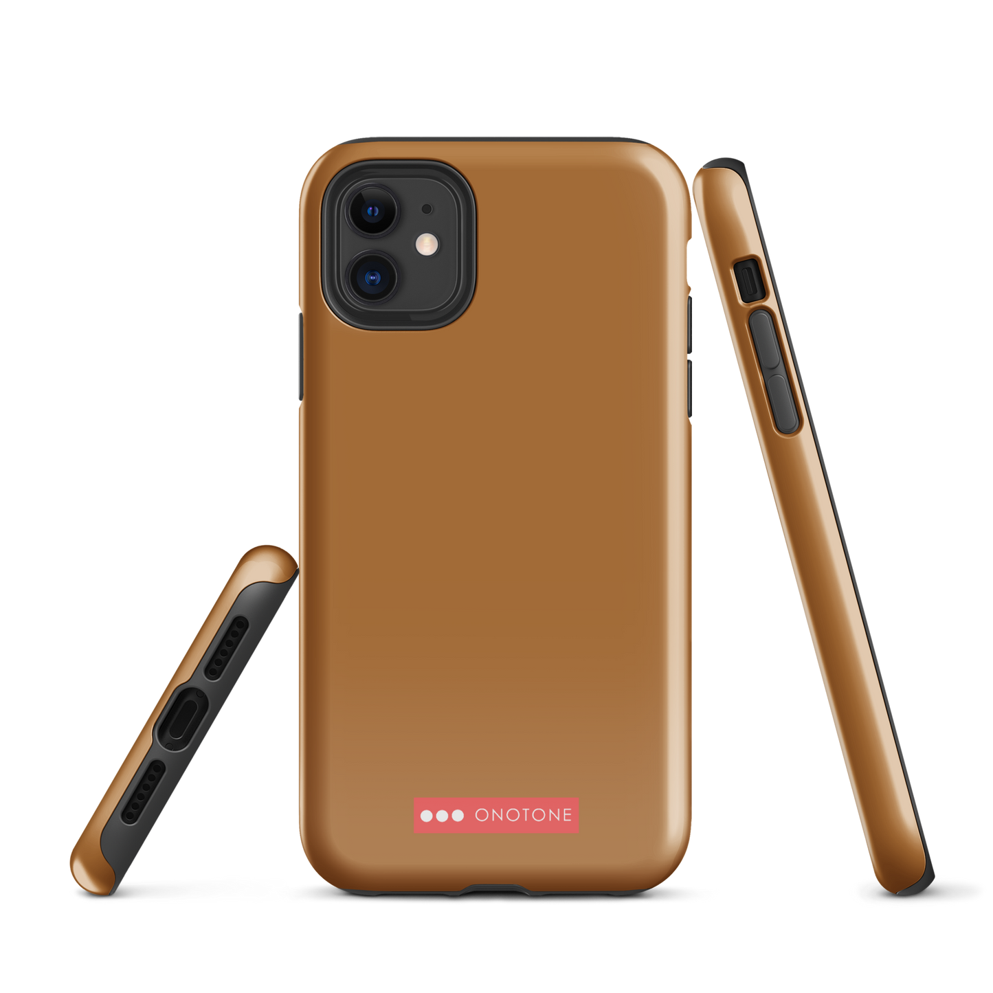 Dual Layer orange iPhone® Case - Pantone® 139
