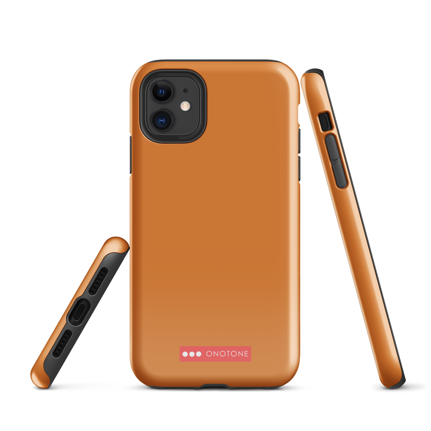 Dual Layer orange iPhone® Case - Pantone® 138