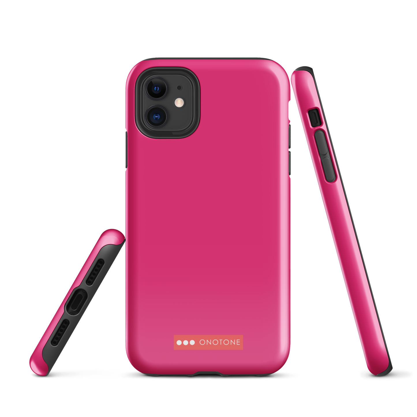 Dual Layer pink iPhone® Case - Pantone® 213