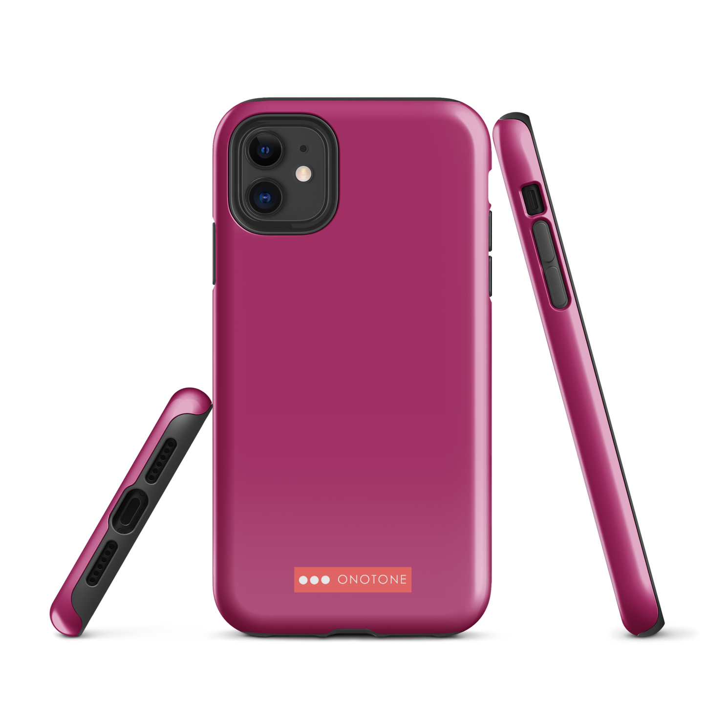 Dual Layer pink iPhone® Case - Pantone® 227