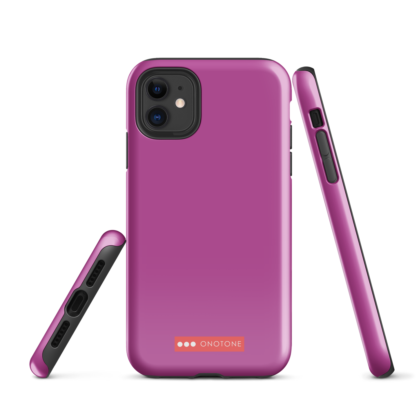 Dual Layer pink iPhone® Case - Pantone® 246