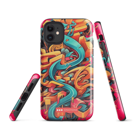 Dual Layer iPhone® Case with Street Art