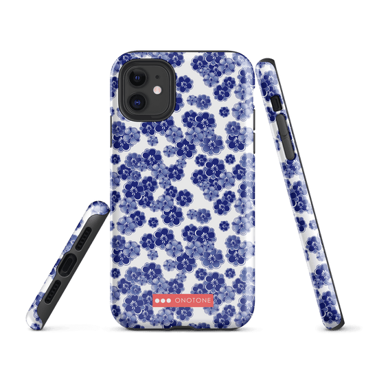 Japanese design indigo iPhone® Case  (IND-042)