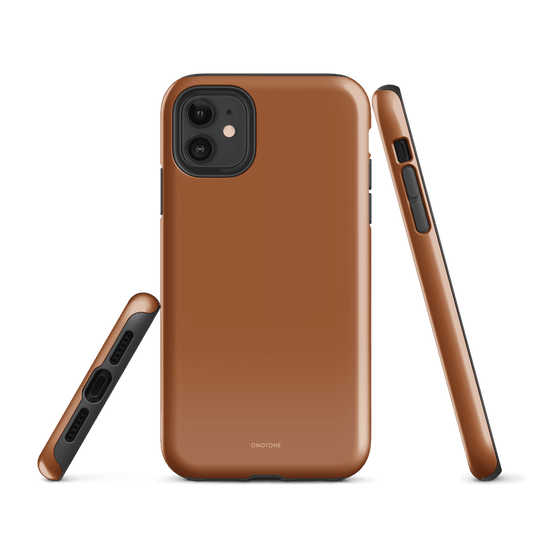 Solid Color brown iPhone® Case - Pantone® 160