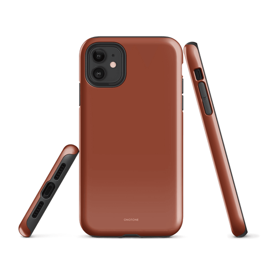 Solid Color brown iPhone® Case - Pantone® 174