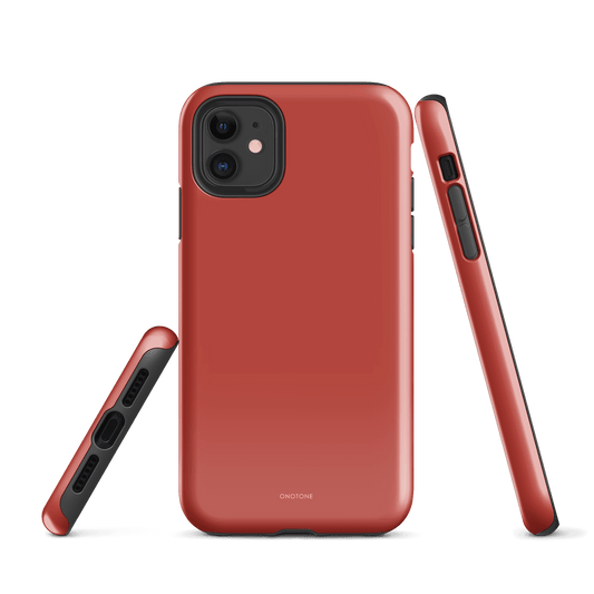Solid Color red iPhone® Case - Pantone® 180