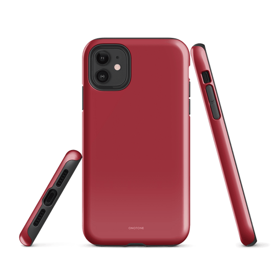 Solid Color red iPhone® Case - Pantone® 187
