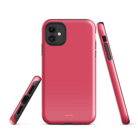 Solid Color red iPhone® Case - Pantone® 198